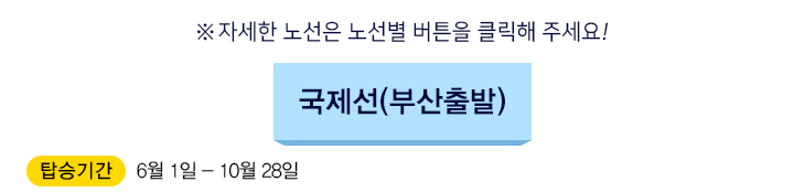 국제선(부산출발)