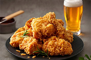  후라이드 치킨 + 맥주 세트