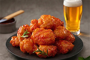  양념 치킨 + 맥주 세트