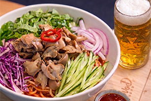  골뱅이 비빔국수 + 맥주 세트